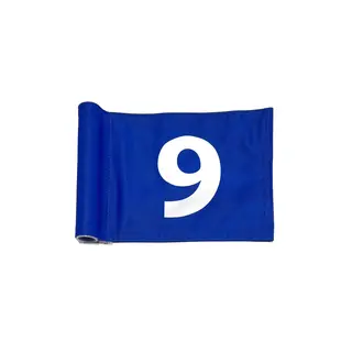 Puttinggreenflagga 23x15 cm, Blå 1-9